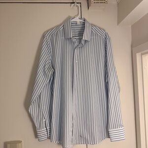 State and Liberty Blue Striped Men's Shirt